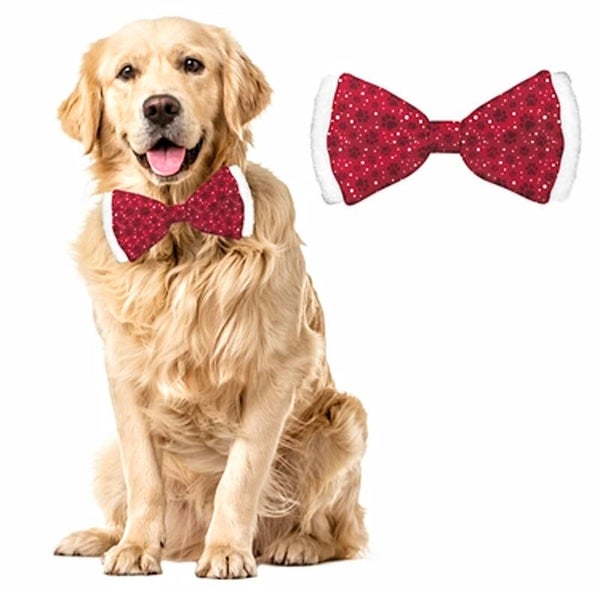 Kerst Vlinderstrik Hond XL