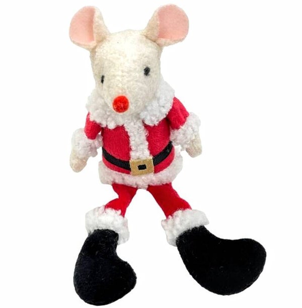Kattenspeeltje in de vorm van een schattige kerst muis