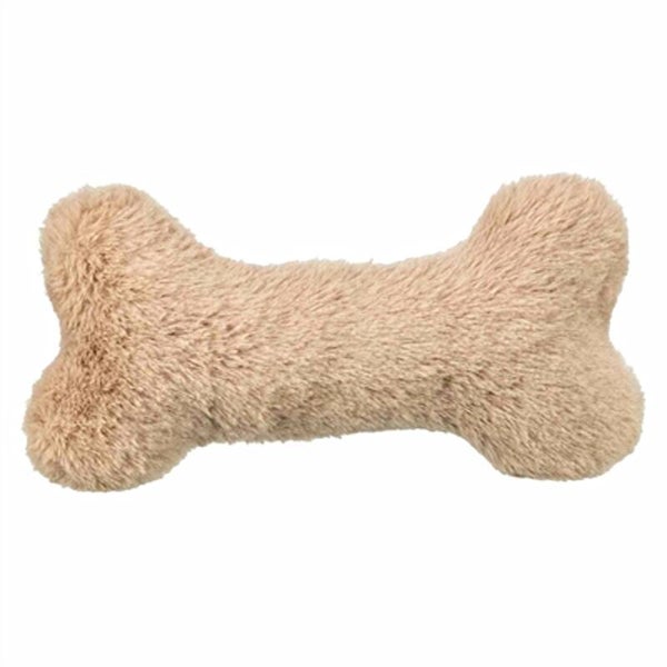 Hondenspeeltje pluche bot beige 24 cm