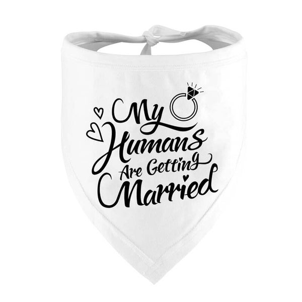 Honden bandana My Humans are getting Married