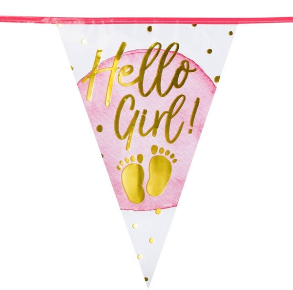 Vlaggenlijn Hello Girl!