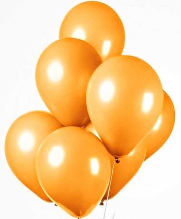 10 gouden ballonnen metallic