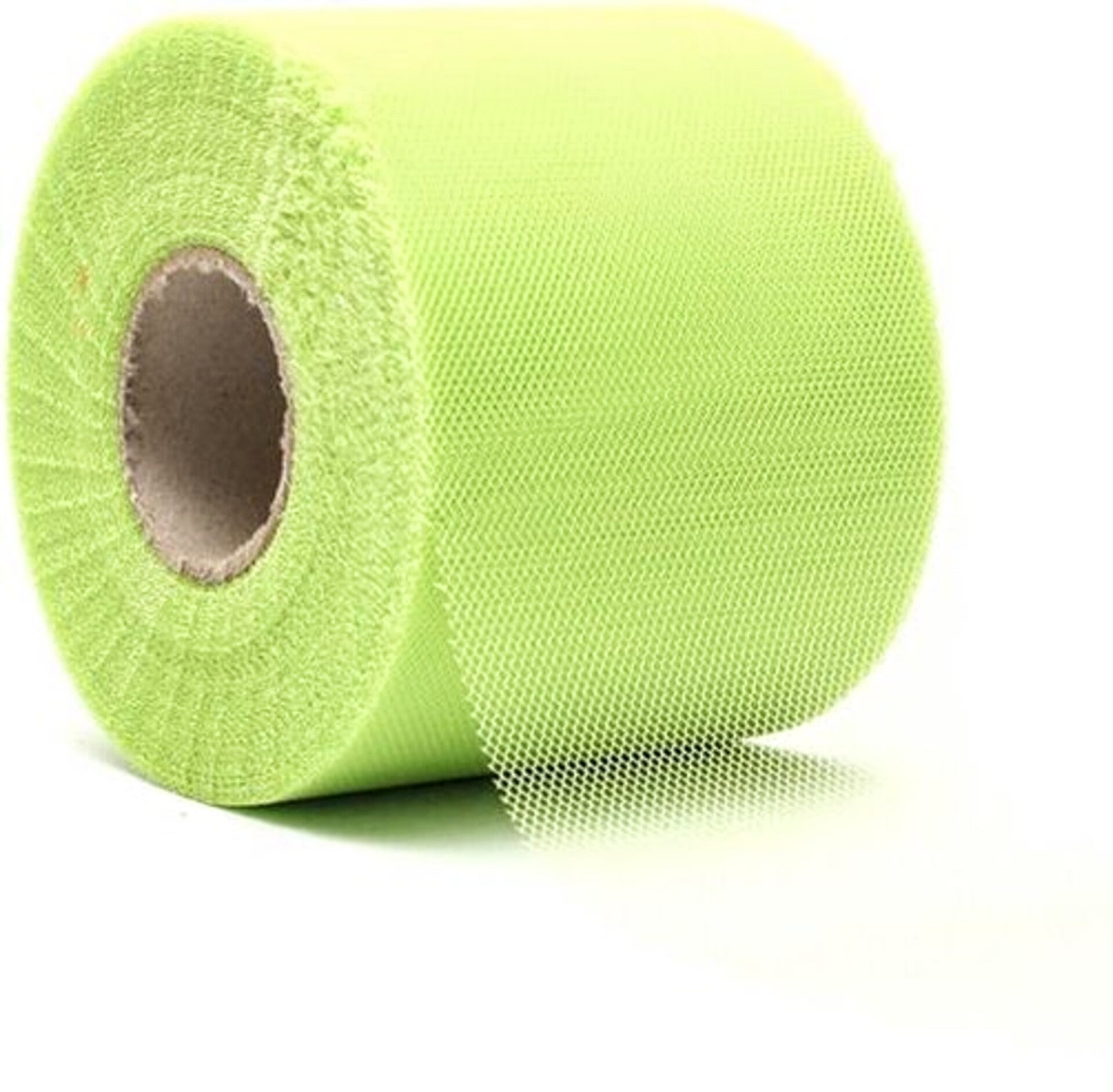 Tule 8 cm x 58 meter appelgroen