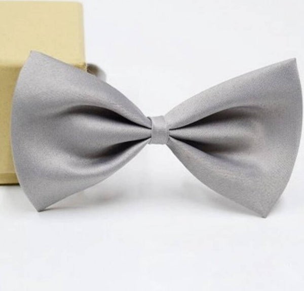 Poezen strikje zilver