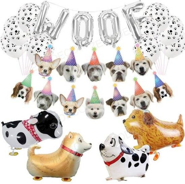 Honden verjaardag set Party Animals XL
