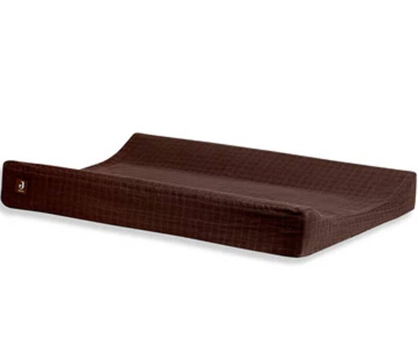 Aankleedkussenhoes Wrinkled Cotton 50x70cm - Chestnut Jollein