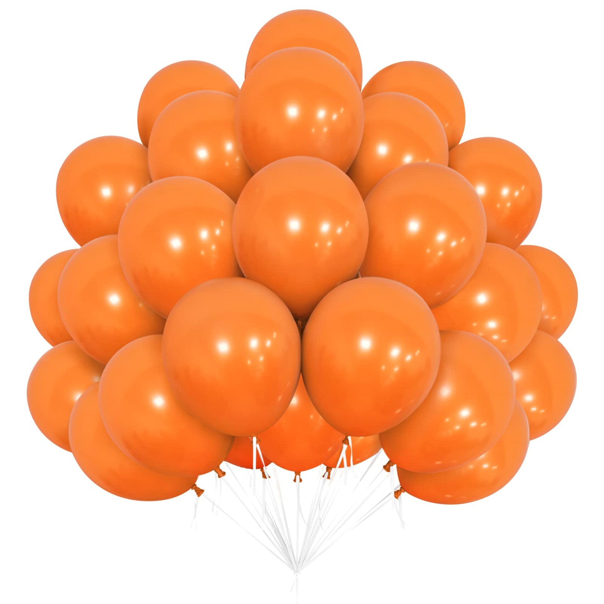 25 oranje ballonnen
