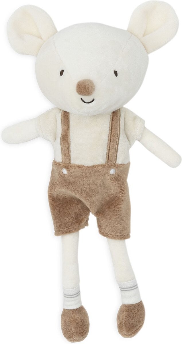 Jollein knuffel Mouse wit