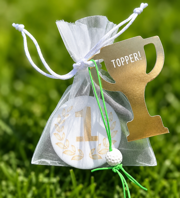 Bedankje/cadeautje Nr 1 Golf Topper