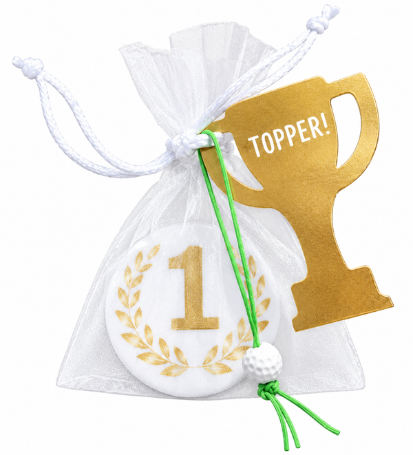Bedankje/cadeautje Nr 1 Golf Topper