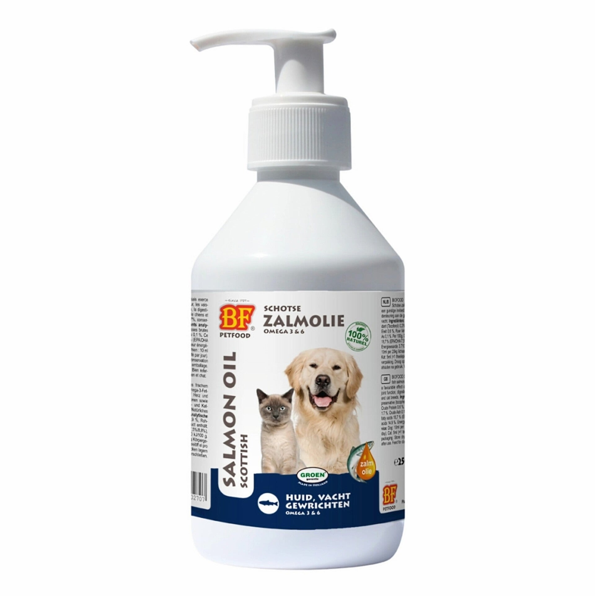 BF Petfood Zalmolie 250 ml