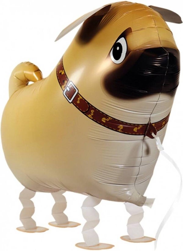 Ballon in de vorm van een pug