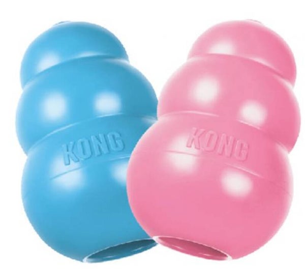 Kong Speeltje Puppy roze of blauw