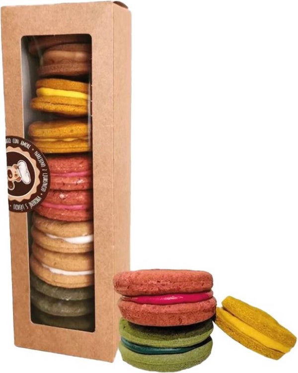 Doosje met Hov-Hov Macarons 8-10 st 150 gr