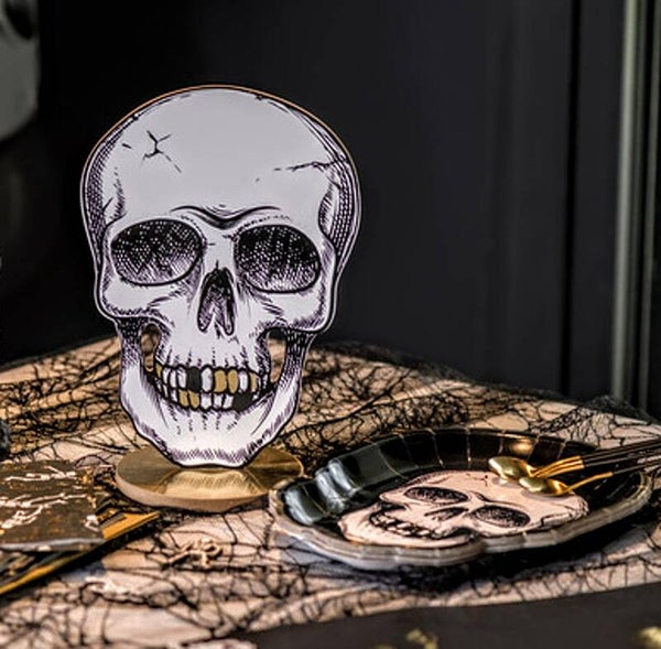 Houten Halloween decoratie Skull