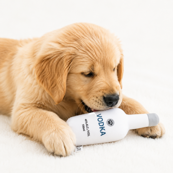 Honden speeltje Vodka fles