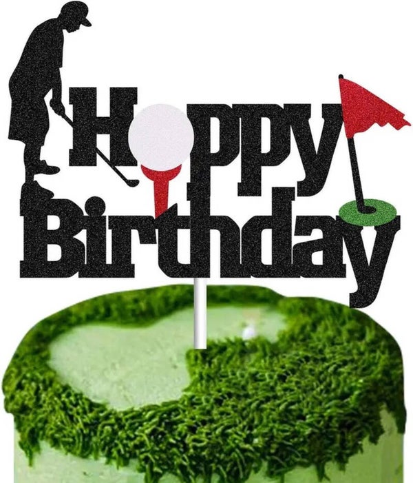 Taart topper Golf Player