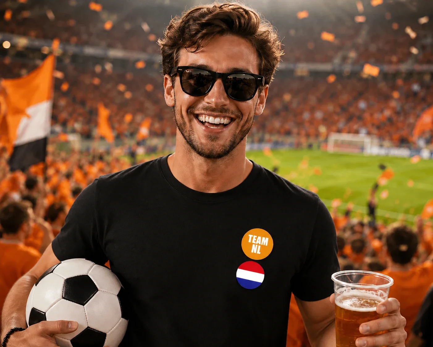 Team NL set met zonnebril en 2 buttons