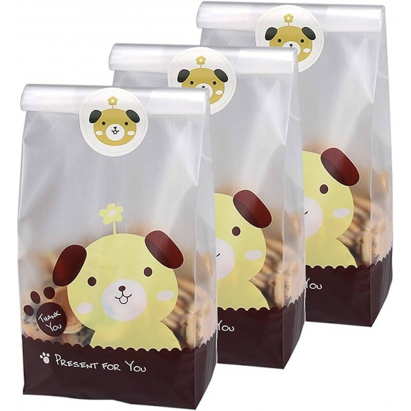 25 Honden giftbags Sweet Dog met sluitsticker