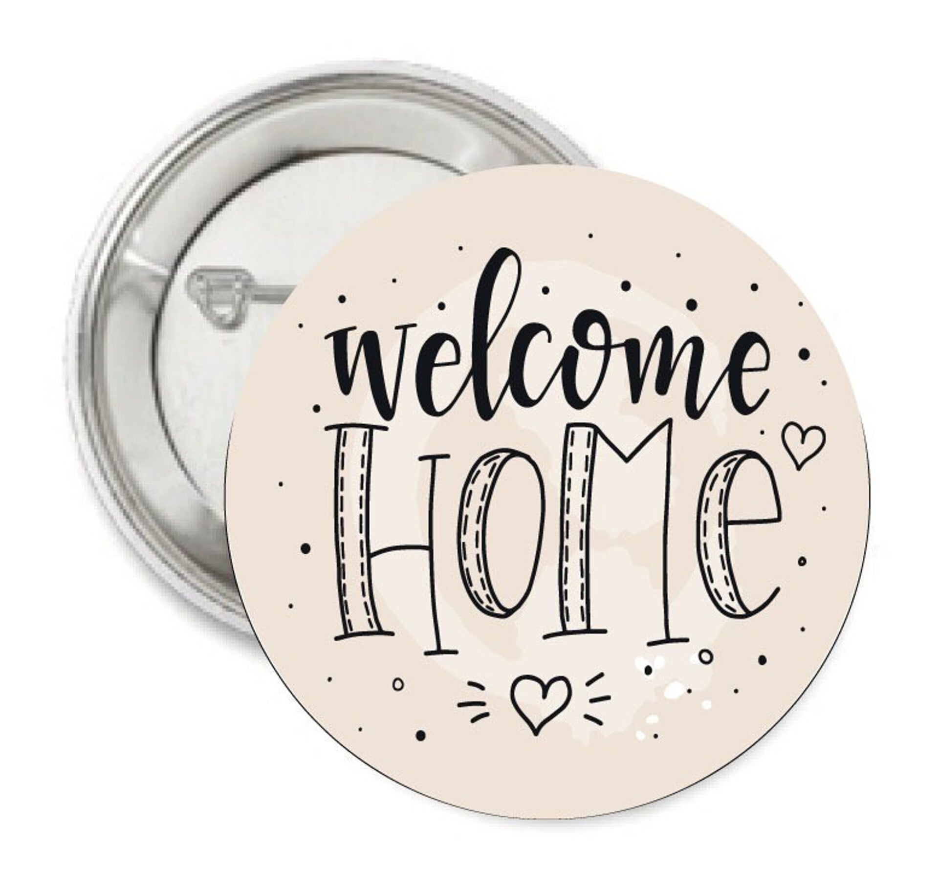 Button of (kleding)magneet Welcome Home