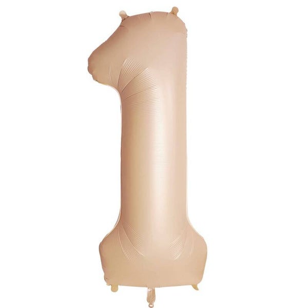 Ballon Nude Mat cijfer 1