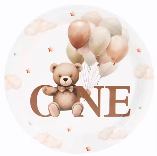 Beren bordjes One 17,5 cm