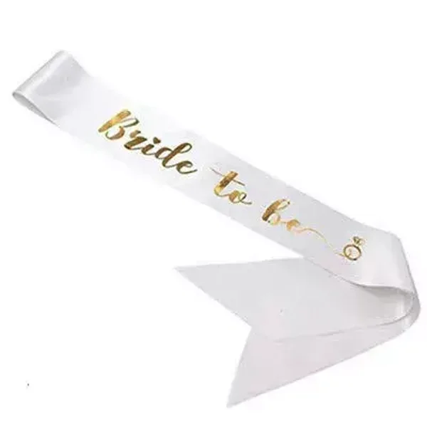 Sjerp Bride to Be wit met gouden tekst