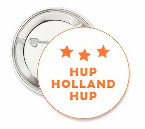 Button of kleding (magneet) Hup Holland Hup met of zonder eigen tekst