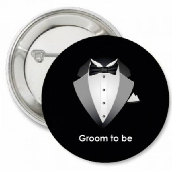 Button Groom to Be Tuxedo