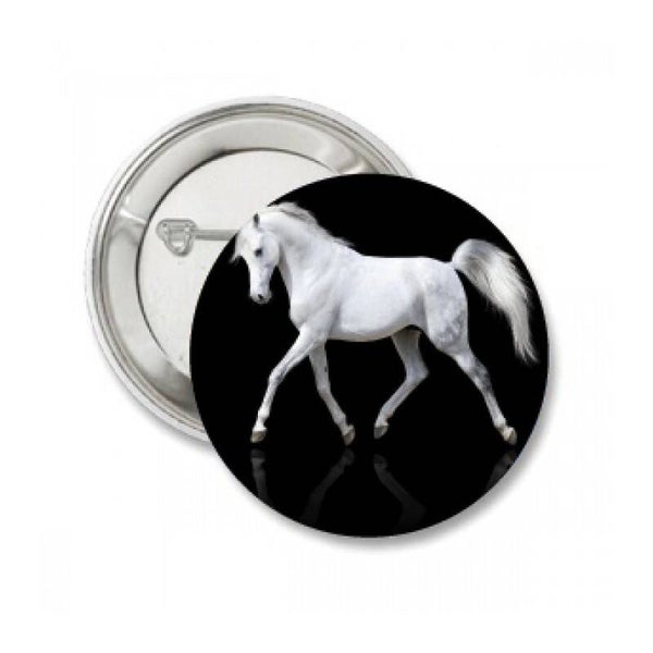 Button witte Arabier met of zonder eigen tekst
