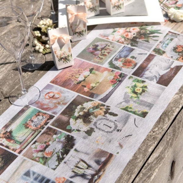 Tafelloper Collage de Mariage