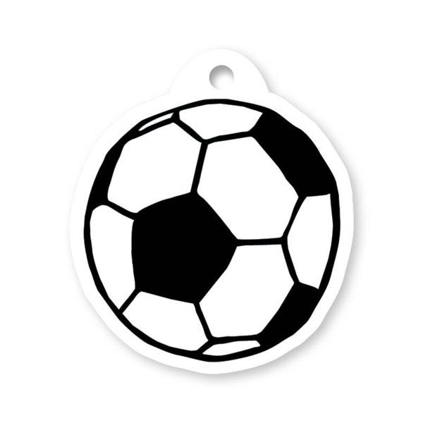 Cadeaulabel Voetbal