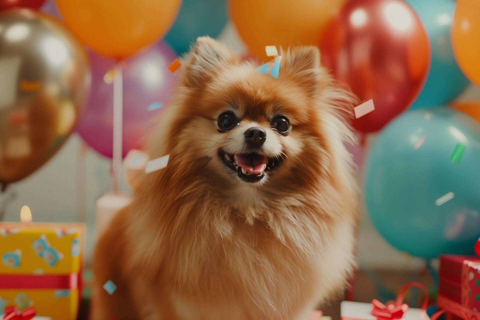 Versiering en decoraties voor je hondenfeestje.