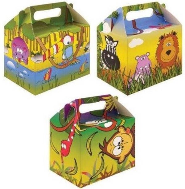 Geschenk/traktatie doosje Jungle dieren