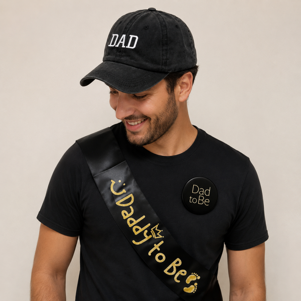 Dad to Be cap, sjerp en button