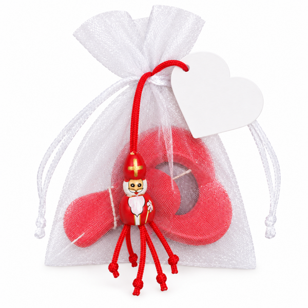 Sinterklaas schoencadeautje Pinbal rood of roze