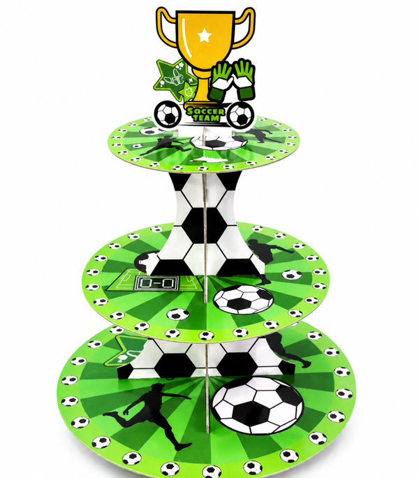 Cupcake standaard Voetbal Kampioen