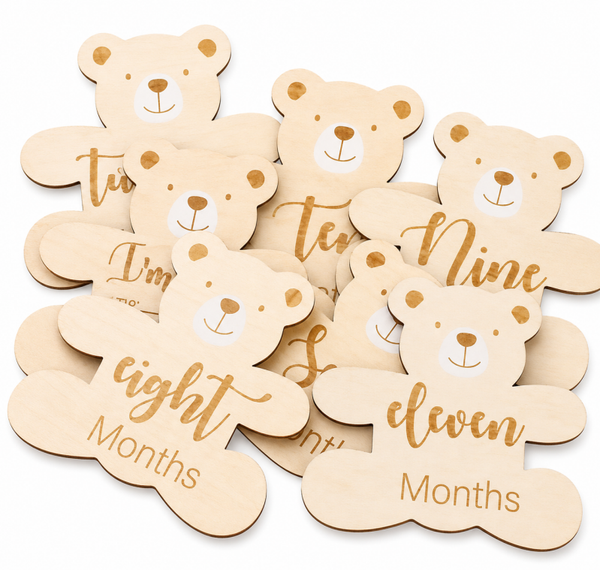7 Houten Milestone beertjes