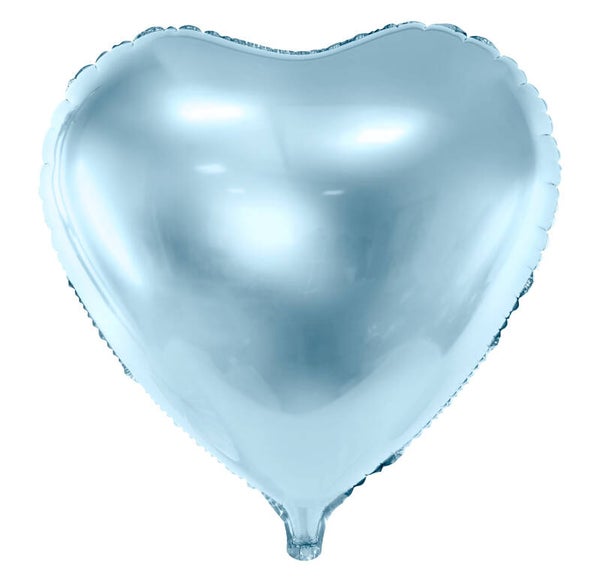 Folie ballon hart licht blauw 40 cm