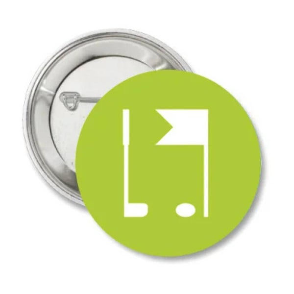 Button of (kleding)magneet Hole in 1 met of zonder eigen tekst