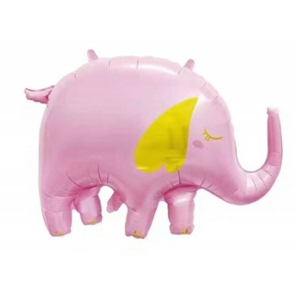 Folie ballon olifant roze XL