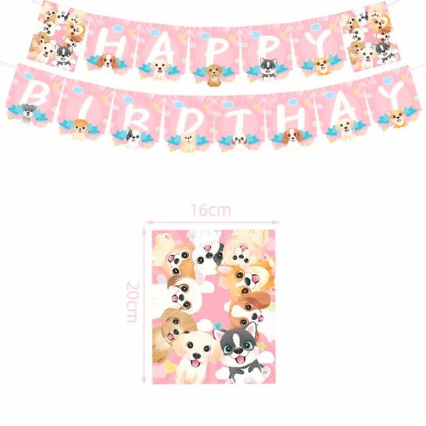 Honden slinger Happy Birthday Sweet Dogs