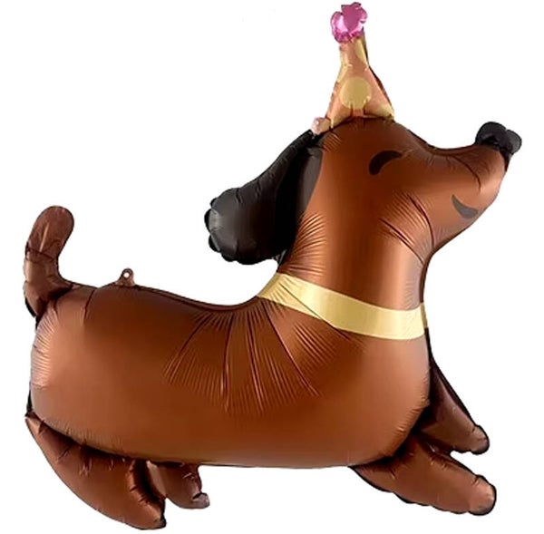 Folie ballon Happy Birthday Teckel