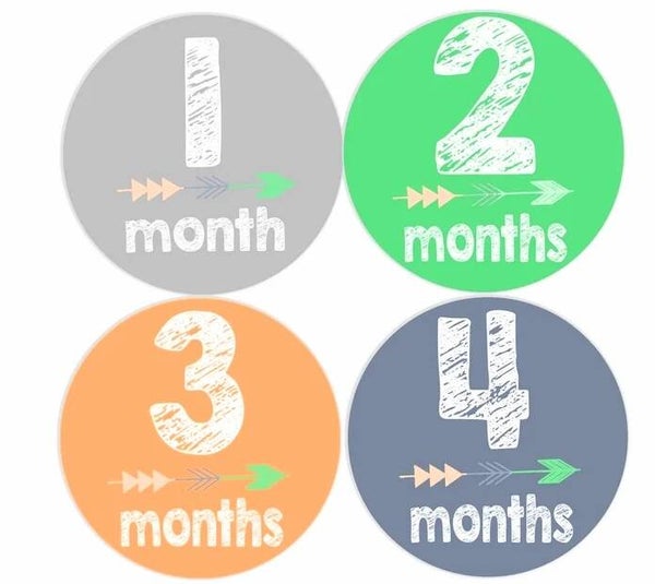 Baby en zwangerschap Milestone stickers Tribal Girl