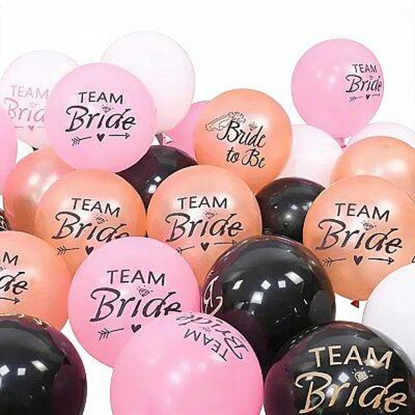 Ballonnen mix Team Bride 20-delig