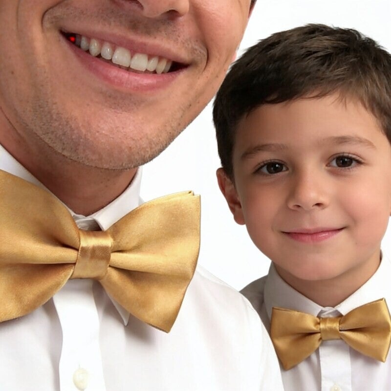Das strik voor kinderen en volwassenen goud