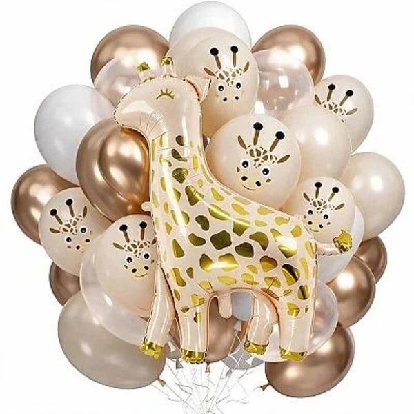 21-delige ballonnen set Giraf
