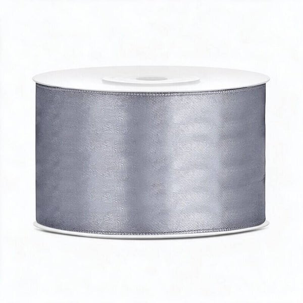 Chiffon lint zilver grijs op rol