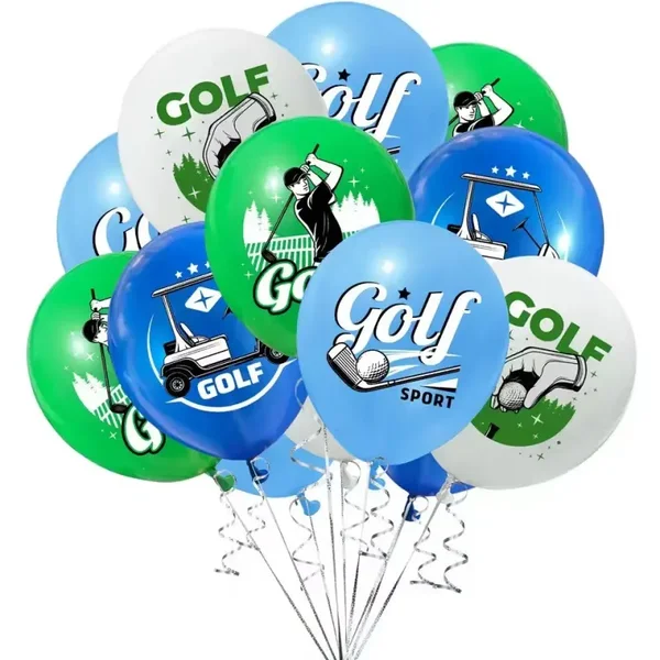 Golf ballonnen 12 stuks