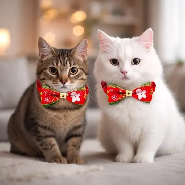Katten kerst strik Eland
